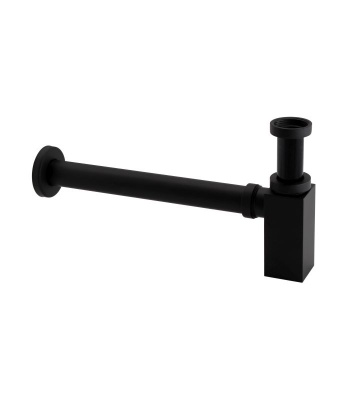 Kingsway Luxury Square Basin Bottle Trap - Black Finish